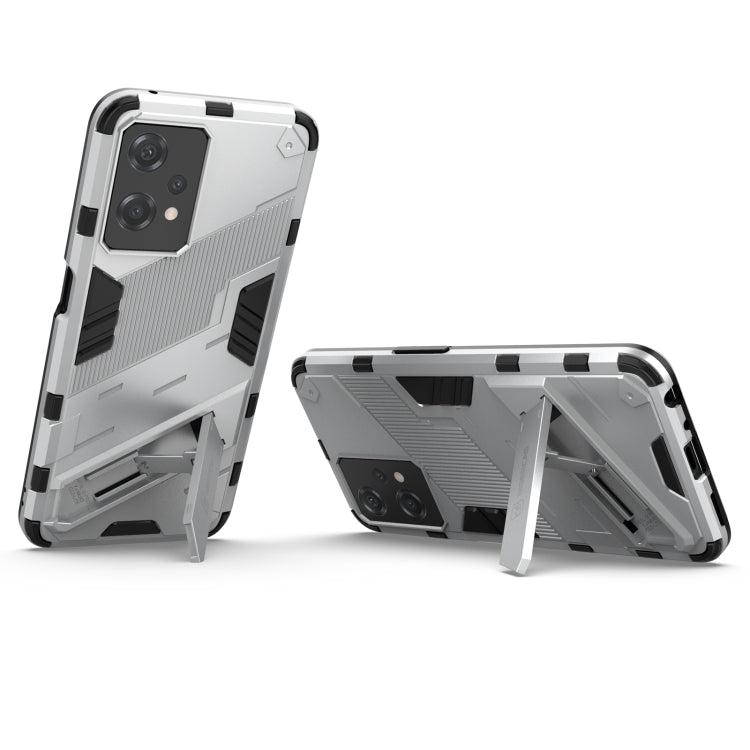For OnePlus Nord CE 2 Lite 5G/Realme 9 Pro Punk Armor 2 in 1 Shockproof Phone Case with Invisible Holder