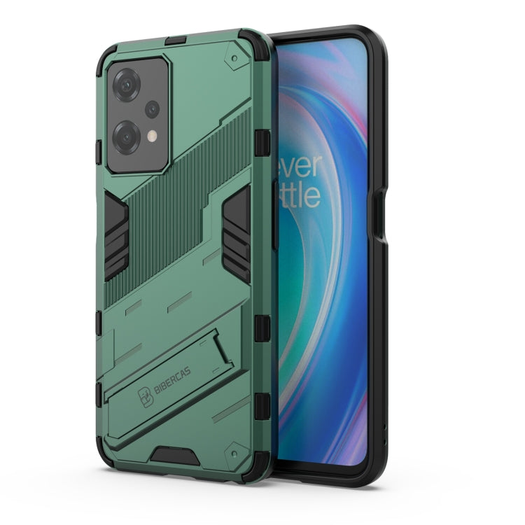 For OnePlus Nord CE 2 Lite 5G/Realme 9 Pro Punk Armor 2 in 1 Shockproof Phone Case with Invisible Holder