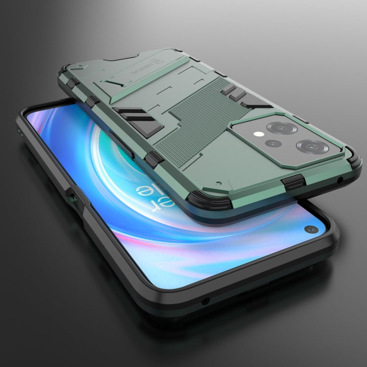 For OnePlus Nord CE 2 Lite 5G/Realme 9 Pro Punk Armor 2 in 1 Shockproof Phone Case with Invisible Holder