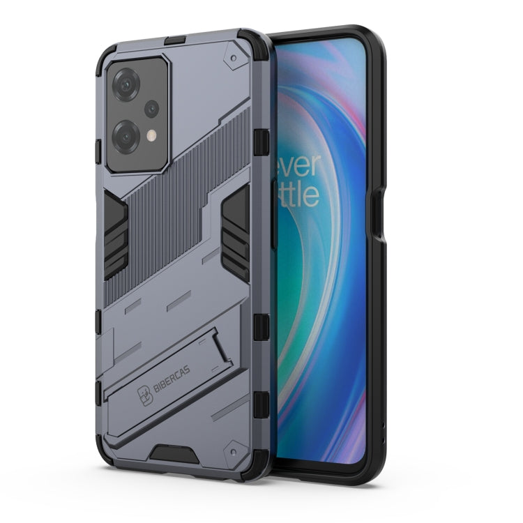 For OnePlus Nord CE 2 Lite 5G/Realme 9 Pro Punk Armor 2 in 1 Shockproof Phone Case with Invisible Holder