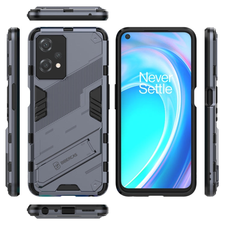For OnePlus Nord CE 2 Lite 5G/Realme 9 Pro Punk Armor 2 in 1 Shockproof Phone Case with Invisible Holder