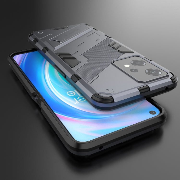For OnePlus Nord CE 2 Lite 5G/Realme 9 Pro Punk Armor 2 in 1 Shockproof Phone Case with Invisible Holder