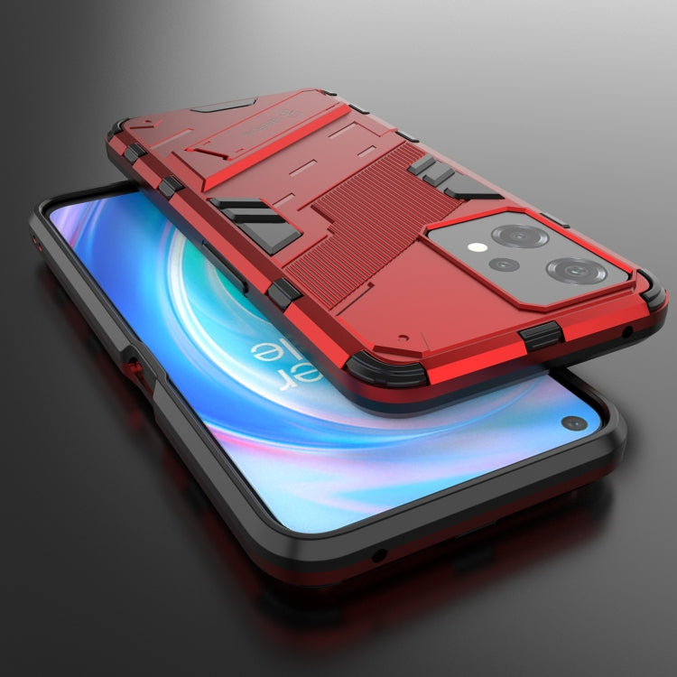 For OnePlus Nord CE 2 Lite 5G/Realme 9 Pro Punk Armor 2 in 1 Shockproof Phone Case with Invisible Holder