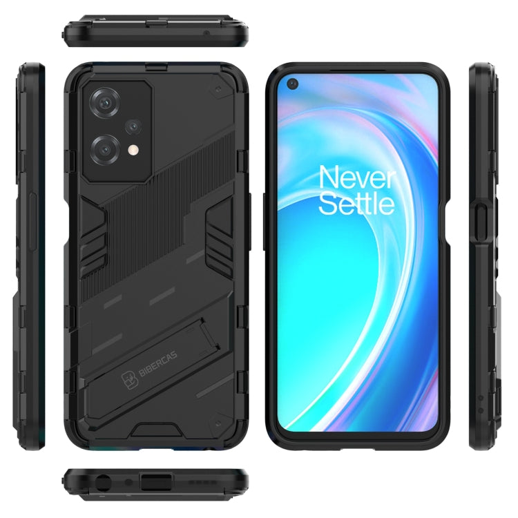 For OnePlus Nord CE 2 Lite 5G/Realme 9 Pro Punk Armor 2 in 1 Shockproof Phone Case with Invisible Holder