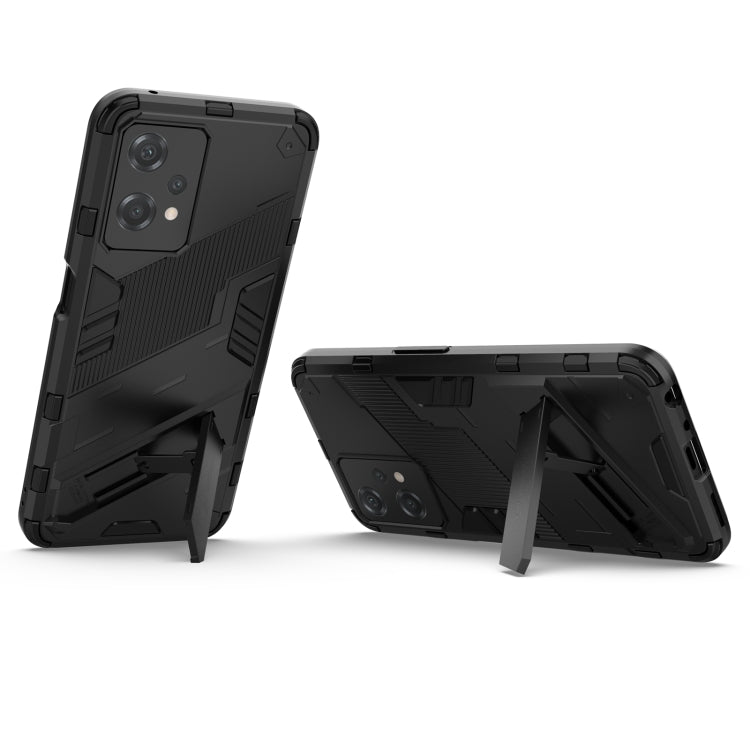 For OnePlus Nord CE 2 Lite 5G/Realme 9 Pro Punk Armor 2 in 1 Shockproof Phone Case with Invisible Holder