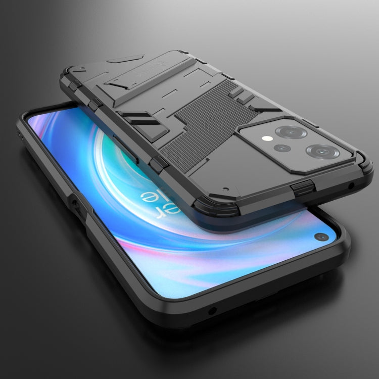 For OnePlus Nord CE 2 Lite 5G/Realme 9 Pro Punk Armor 2 in 1 Shockproof Phone Case with Invisible Holder