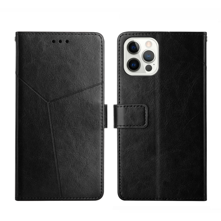 For iPhone 14 Pro Max Y Stitching Horizontal Flip Leather Phone Case