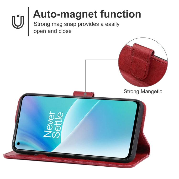 For OnePlus Nord 2T Leather Phone Case