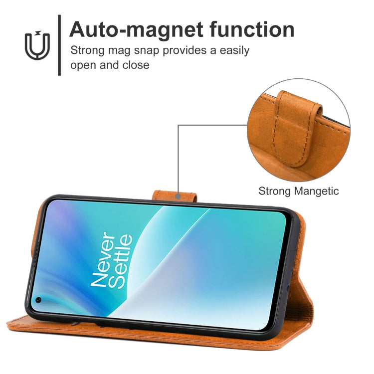 For OnePlus Nord 2T Leather Phone Case