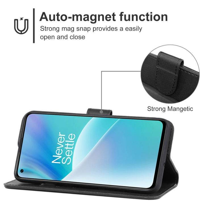 For OnePlus Nord 2T Leather Phone Case