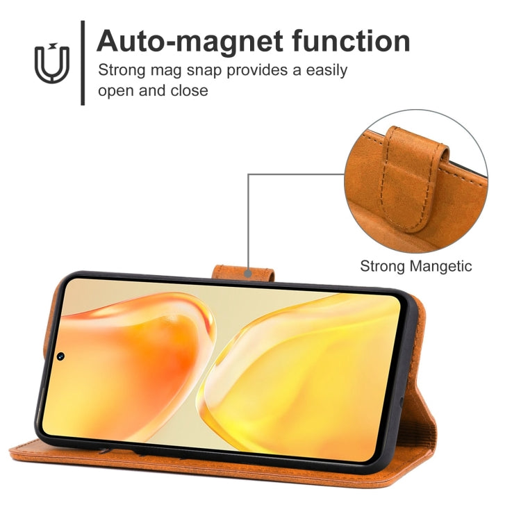 For vivo S15 Leather Phone Case