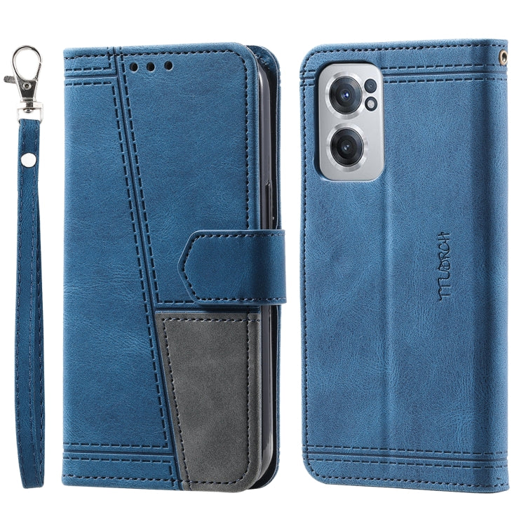 For OnePlus Nord CE 2 5G Splicing Leather Phone Case