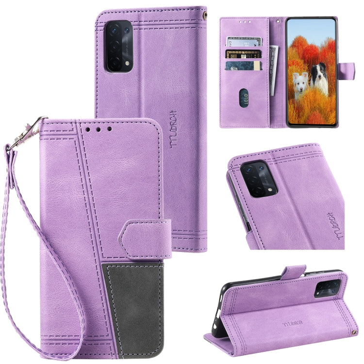 For Motorola Moto G50 Splicing Leather Phone Case