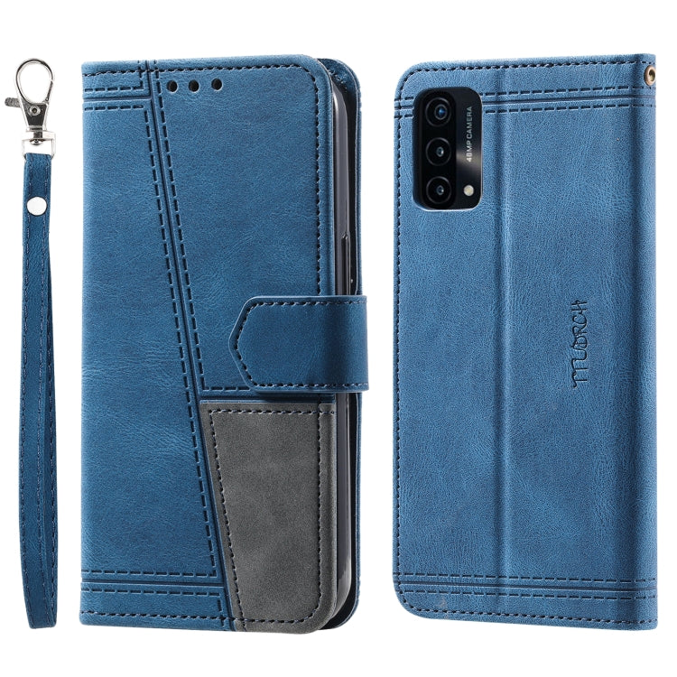 For OPPO A93 5G Splicing Leather Phone Case