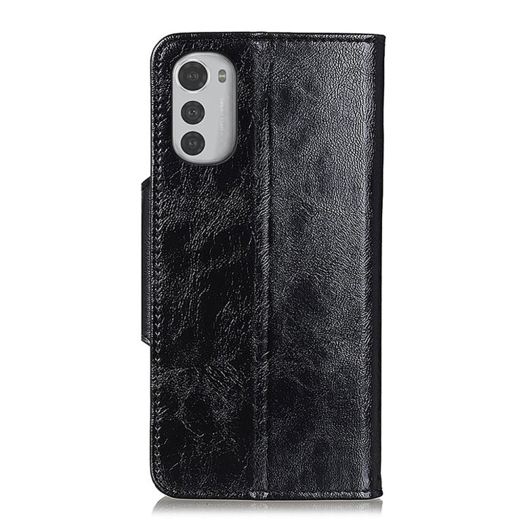 For Motorola Moto E32 4G Crazy Horse Texture 6-Card Slots Leather Phone Case