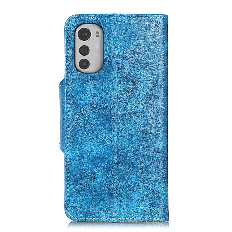 For Motorola Moto E32 4G Crazy Horse Texture 6-Card Slots Leather Phone Case