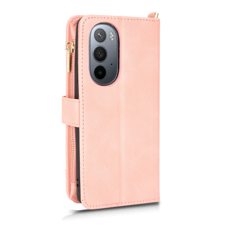 For Motorola Edge 30/Edge 30 Pro/Edge+ 2022 Litchi Texture Zipper Leather Phone Case