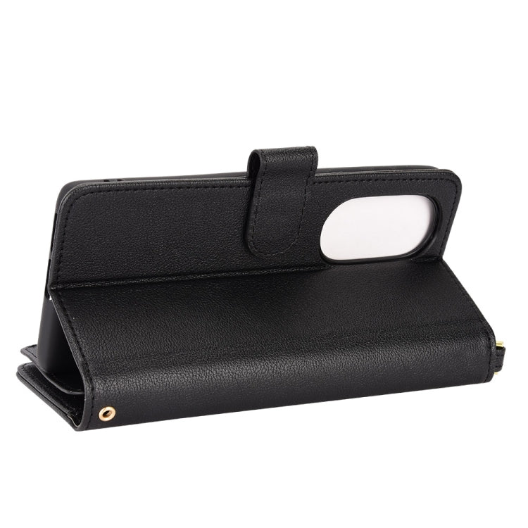For Motorola Edge 30/Edge 30 Pro/Edge+ 2022 Litchi Texture Zipper Leather Phone Case