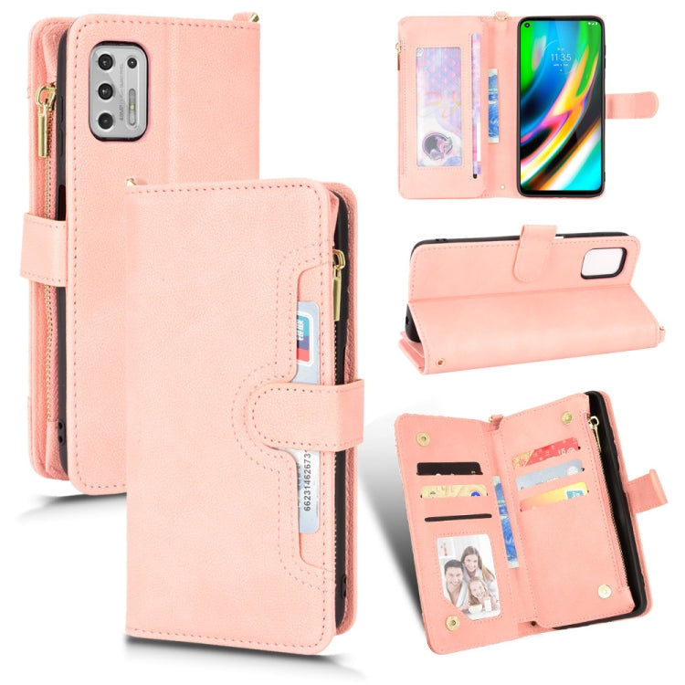For Motorola Moto G Stylus 5G 2021 Litchi Texture Zipper Leather Phone Case