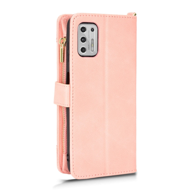 For Motorola Moto G Stylus 5G 2021 Litchi Texture Zipper Leather Phone Case