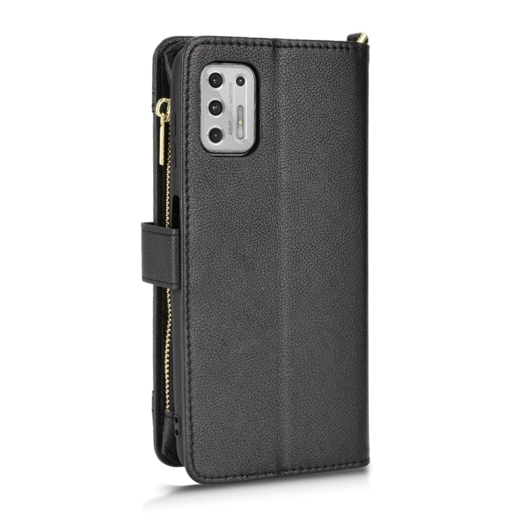 For Motorola Moto G Stylus 5G 2021 Litchi Texture Zipper Leather Phone Case