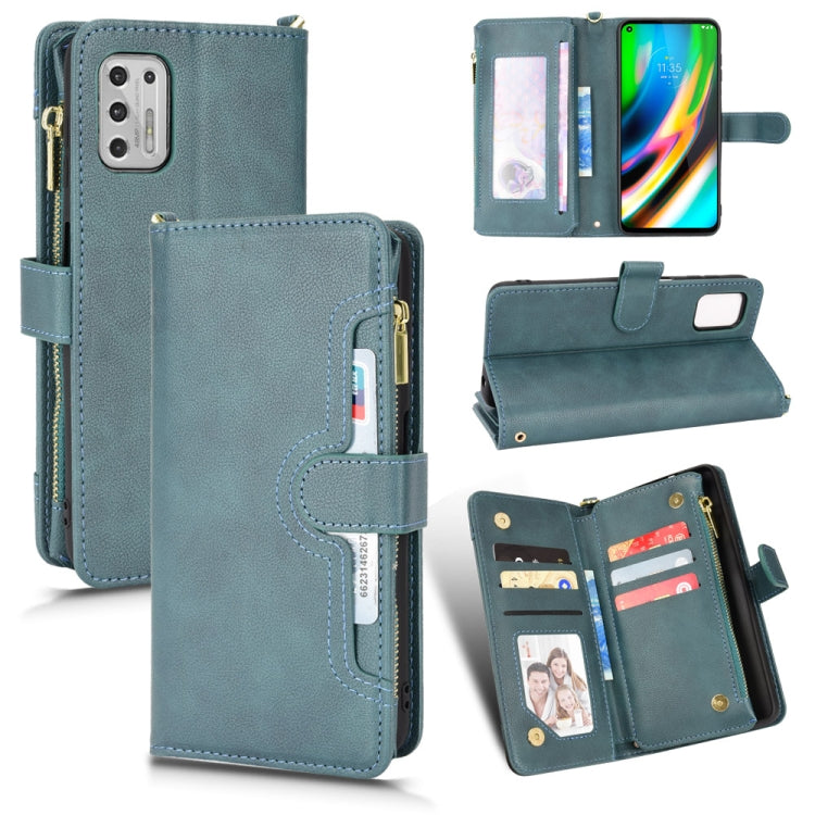 For Motorola Moto G Stylus 5G 2021 Litchi Texture Zipper Leather Phone Case