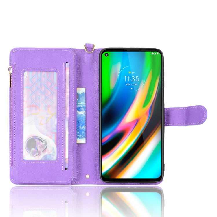 For Motorola Moto G Stylus 5G 2021 Litchi Texture Zipper Leather Phone Case
