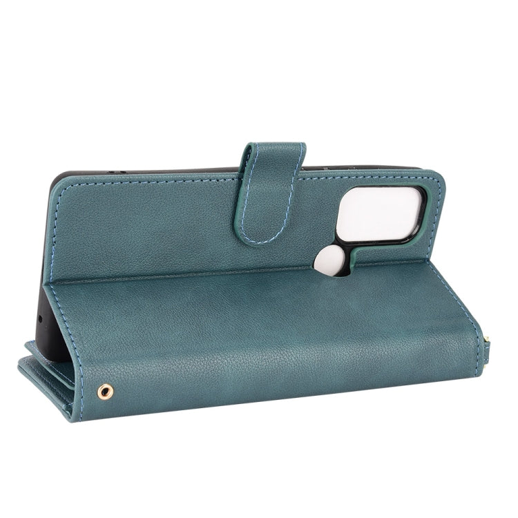 For Motorola Moto G60s Litchi Texture Zipper Leather Phone Case