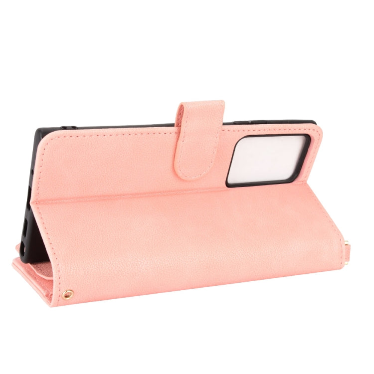 For Samsung Galaxy Note20 Ultra Litchi Texture Zipper Leather Phone Case