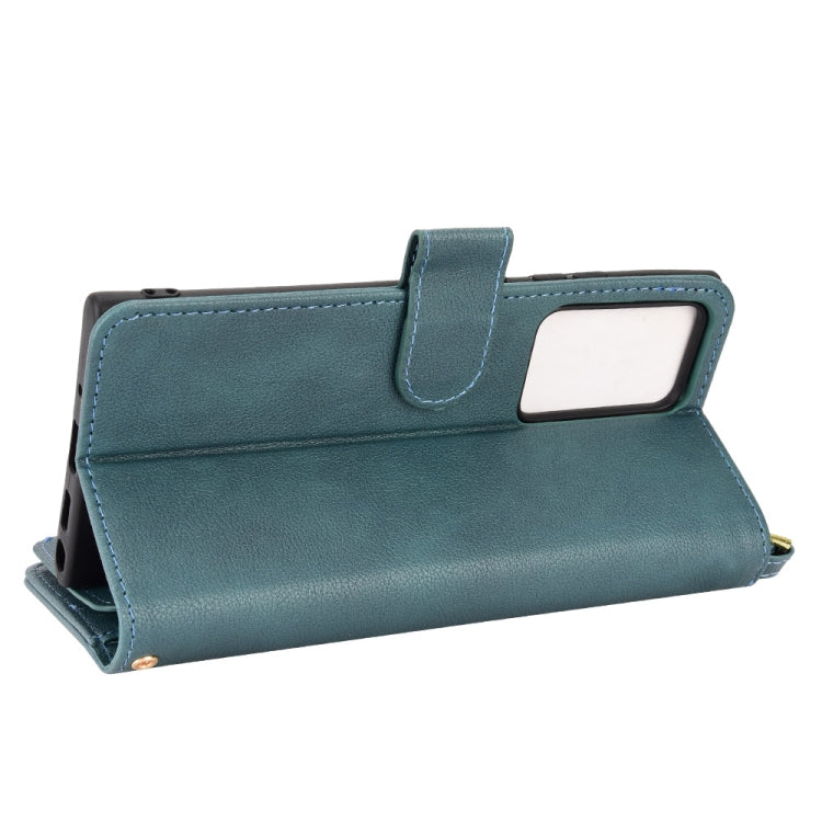 For Samsung Galaxy Note20 Ultra Litchi Texture Zipper Leather Phone Case