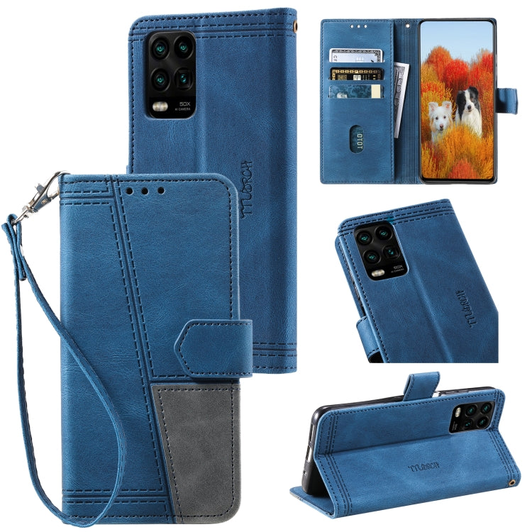 For Xiaomi Redmi 10 Splicing Leather Phone Case