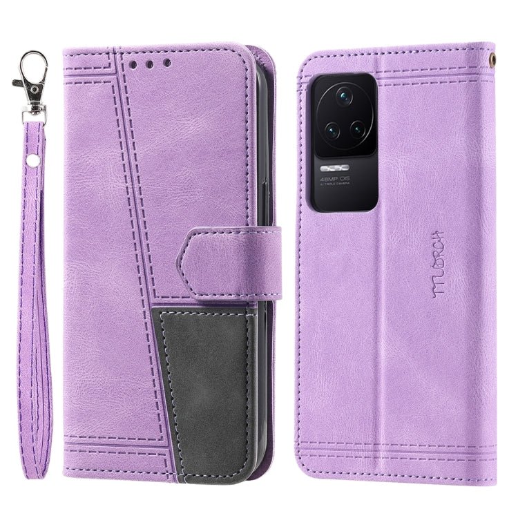 For Xiaomi Redmi K40s Splicing Leather Phone Case