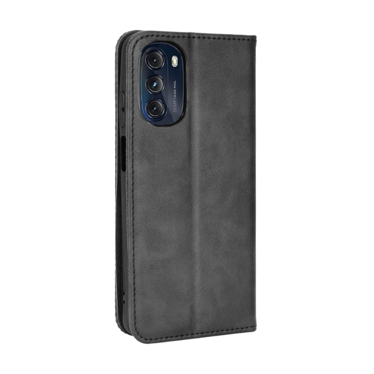For Motorola Moto G 5G 2022 Magnetic Buckle Retro Texture Leather Phone Case