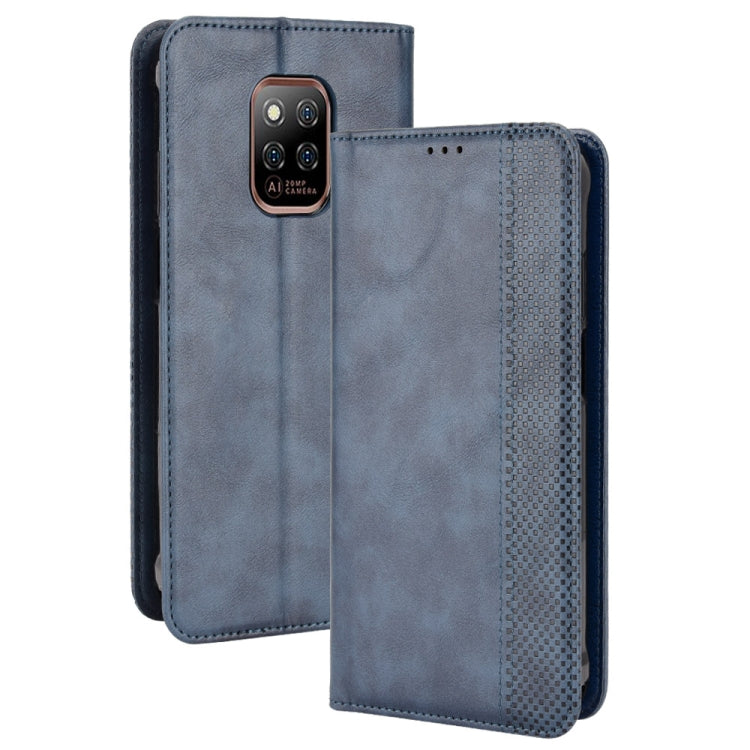 For Ulefone Power Armor 14 / 14 Pro Magnetic Buckle Retro Texture Leather Phone Case