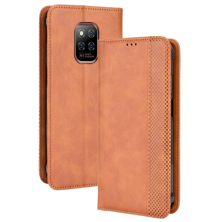 For Ulefone Power Armor 14 / 14 Pro Magnetic Buckle Retro Texture Leather Phone Case