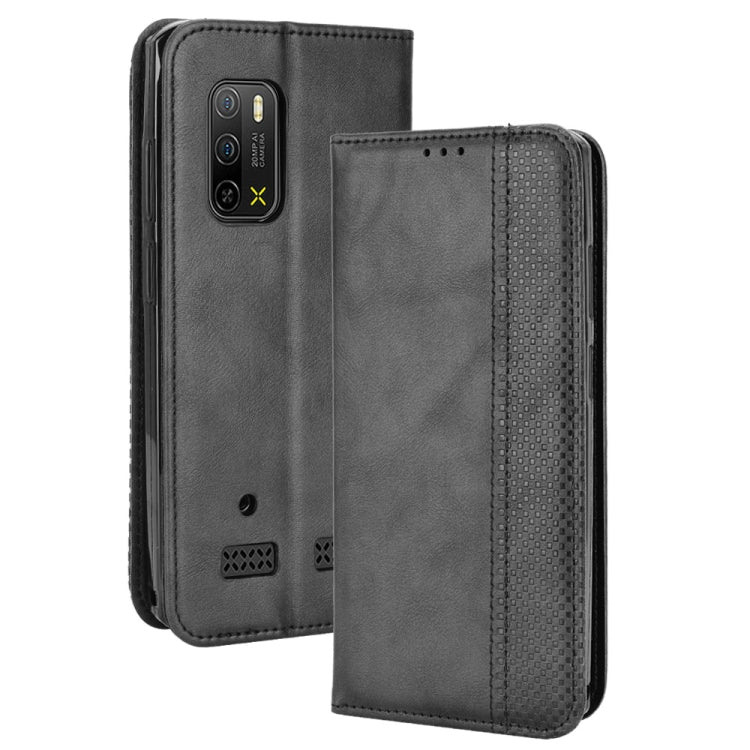For Ulefone Armor X10 / X10 Pro Magnetic Buckle Retro Texture Leather Phone Case