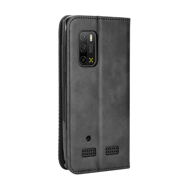 For Ulefone Armor X10 / X10 Pro Magnetic Buckle Retro Texture Leather Phone Case