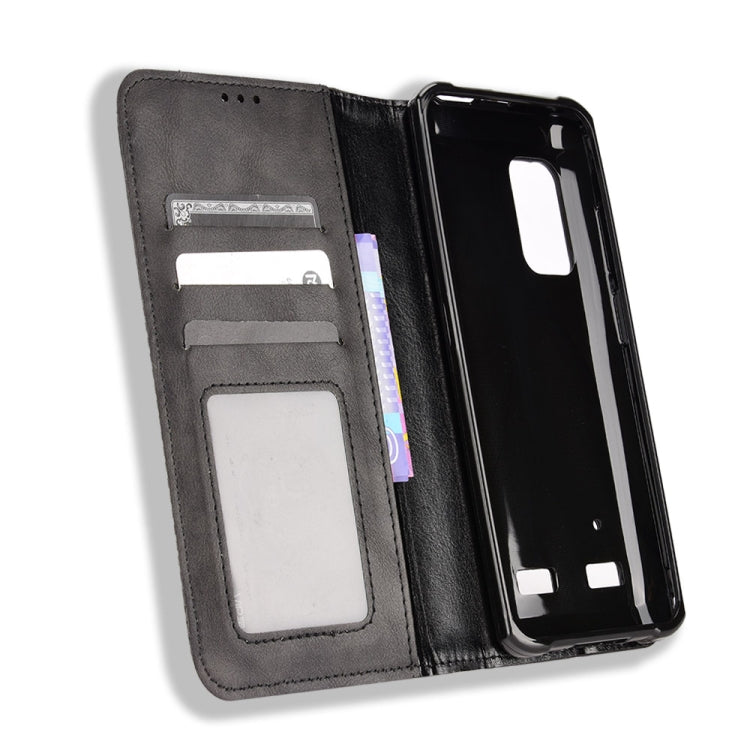For Ulefone Armor X10 / X10 Pro Magnetic Buckle Retro Texture Leather Phone Case