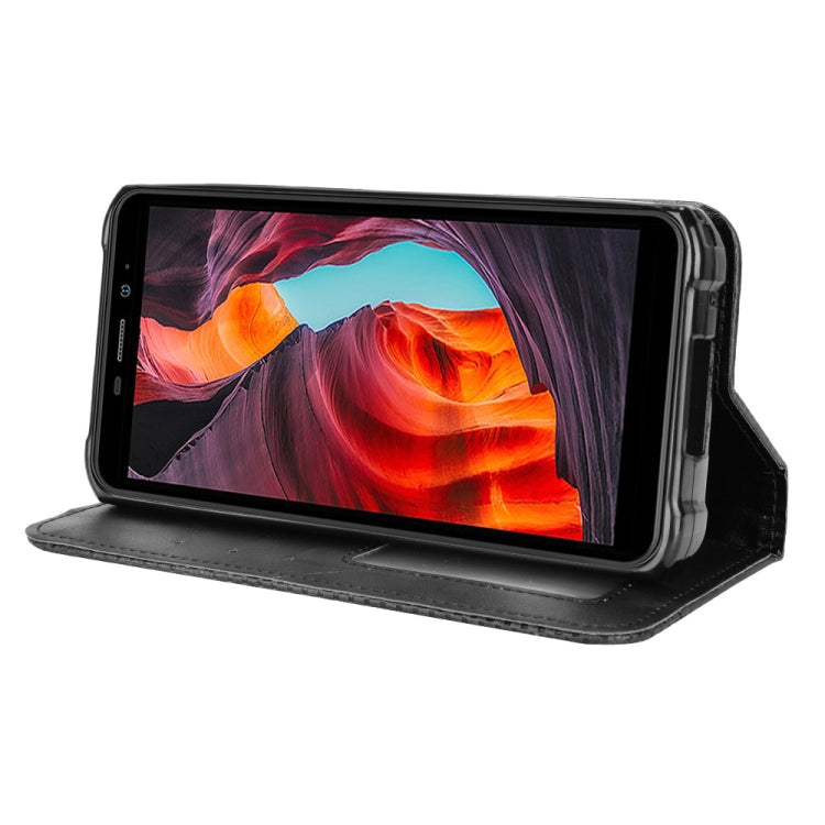 For Ulefone Armor X10 / X10 Pro Magnetic Buckle Retro Texture Leather Phone Case