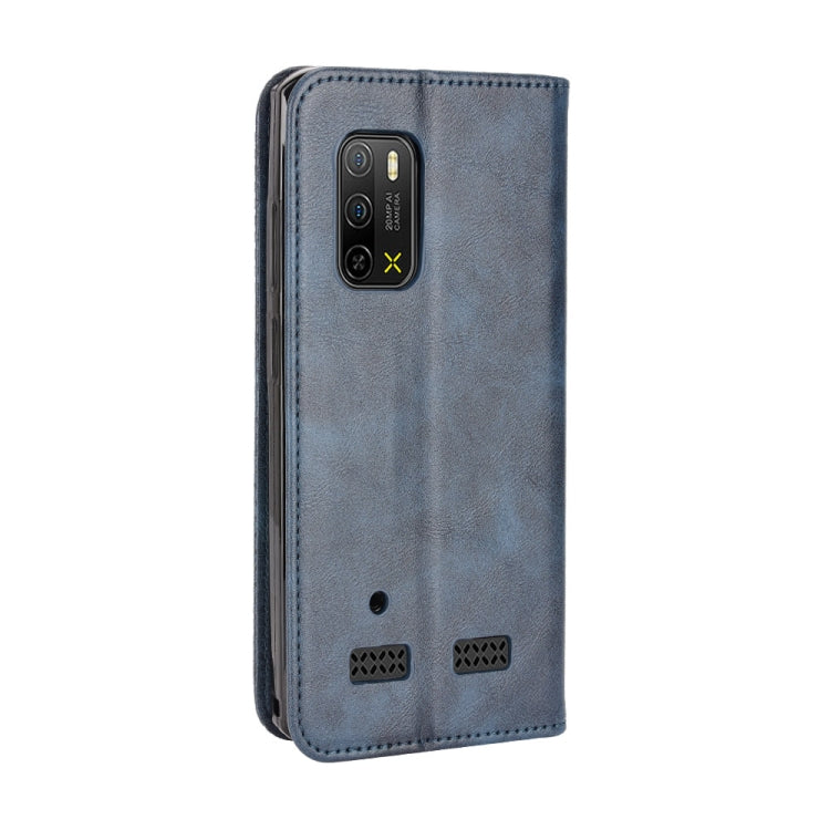 For Ulefone Armor X10 / X10 Pro Magnetic Buckle Retro Texture Leather Phone Case