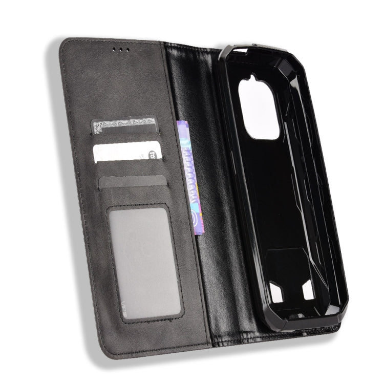 For Oukitel WP18 Magnetic Buckle Retro Texture Leather Phone Case