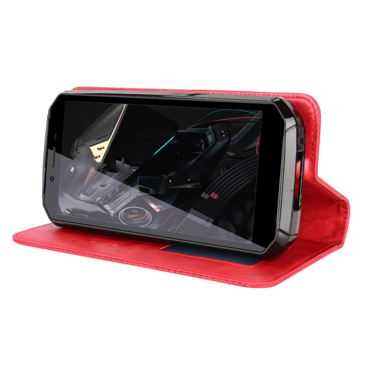For Oukitel WP18 Magnetic Buckle Retro Texture Leather Phone Case
