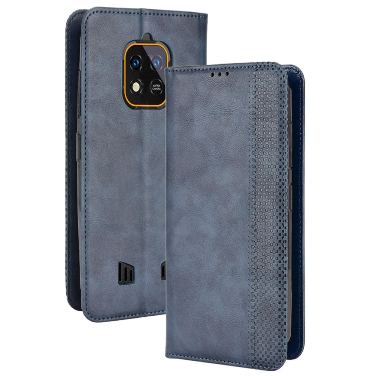 For Oukitel WP18 Magnetic Buckle Retro Texture Leather Phone Case