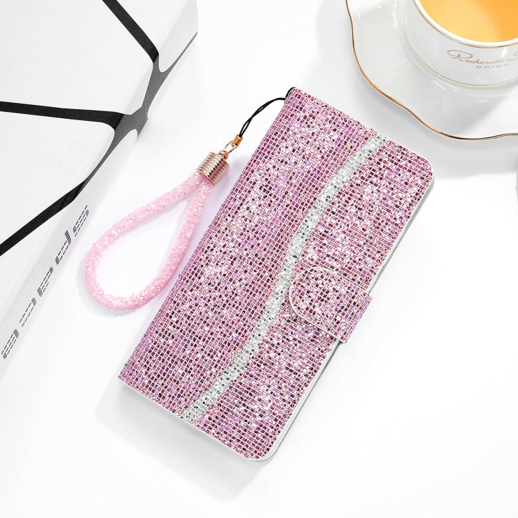 For Samsung Galaxy A13 4G Glitter Powder Filp Leather Phone Case