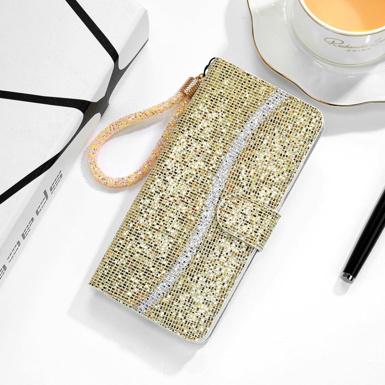 For Samsung Galaxy A13 4G Glitter Powder Filp Leather Phone Case