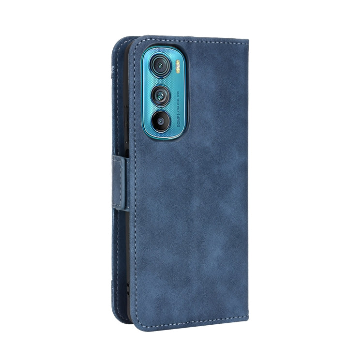 For Motorola Edge 30 Skin Feel Calf Texture Card Slots Leather Phone Case