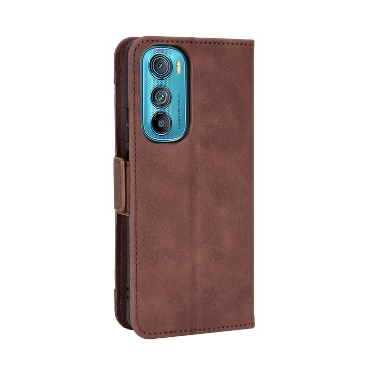 For Motorola Edge 30 Skin Feel Calf Texture Card Slots Leather Phone Case