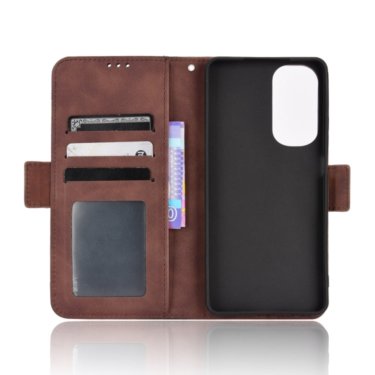 For Motorola Edge 30 Skin Feel Calf Texture Card Slots Leather Phone Case