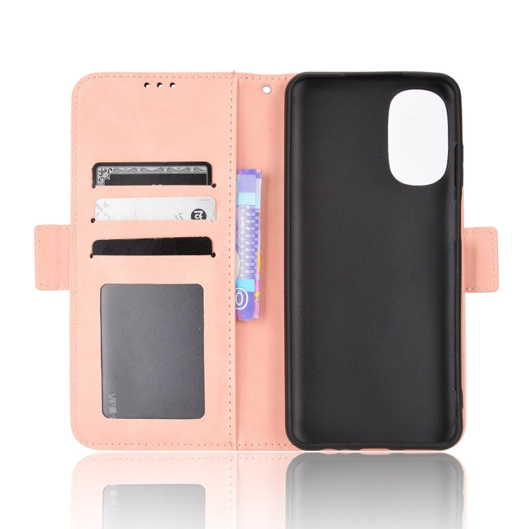 For Motorola Moto G 5G 2022 Skin Feel Calf Texture Card Slots Leather Phone Case