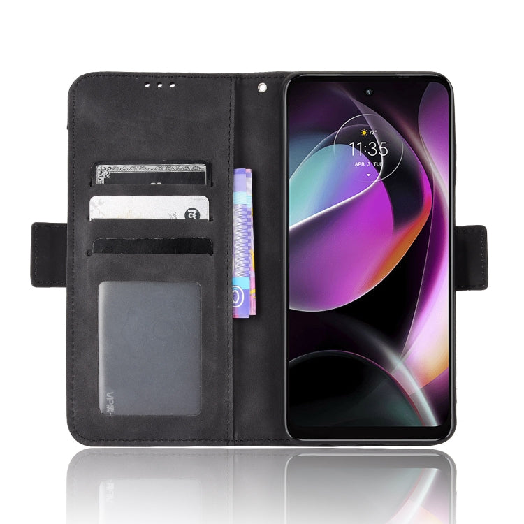 For Motorola Moto G 5G 2022 Skin Feel Calf Texture Card Slots Leather Phone Case